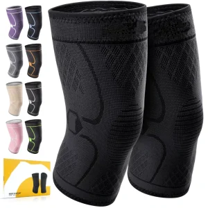 Factory Direct OEM Nylon Sports Knee Brace Non-Slip Breathable for Outdoor Cycling and Fitness