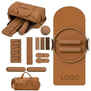 Factory Direct Pilates Set Yoga Mat Ring Resistance Bands Slider Ankle Weights Ball Accessories Kit
