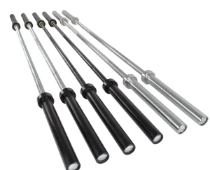 Factory Direct Polished Chrome Iron Weightlifting Barbell