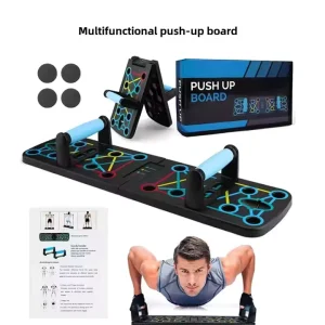 Factory Direct Portable Gym Home Exercise Dip Stands Foldable Multi Function Push Up Board