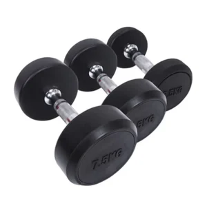 Factory Direct Rubber Round Dumbbell Set