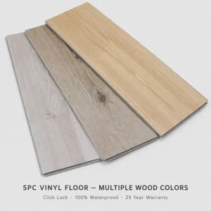 Factory Direct SPC Vinyl Plank Flooring, E0 Grade Stone Plastic Composite Flooring for Living Room, CE Certified