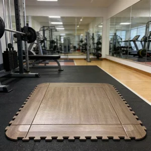 Factory Direct Sales Interlocking Wood Grain PVC Foam Floor Protection Mat Floor Puzzle Mat