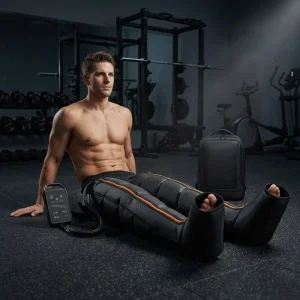 Factory Direct Smart Air Compression Leg Recovery System, 6-Chamber Boots, Digital Controller, Individual Zone Adjustment, OEM
