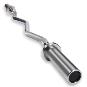 Factory Direct Stainless Steel 10kg Non-Slip Curl Barbell for Home Gym Fitness
