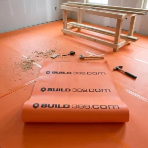 Factory Direct Supply Custom Logo Floorguard Mat Duty Temporary Floor Protection Mat for Building Decoration Accessories