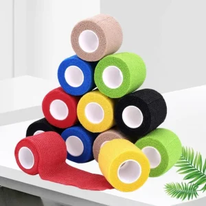 Factory Direct Supply Non-woven Self-adhesive Fitness Sports Bandage Wristband