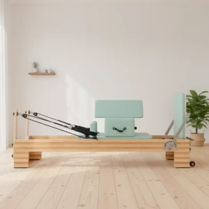 Factory Direct Supply Unique Striped Pattern Pilates Equipment with Two Types Wood Matching for Exercise Training