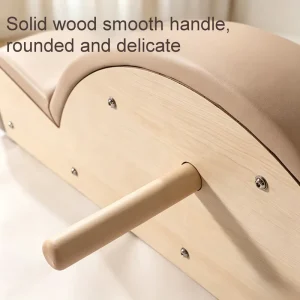 Factory Direct Supply Wooden Customized Leather Color Pilates Spine Corrector Yoga Pilates Training Fitness Equipment