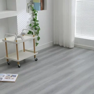Factory Direct Waterproof Eco-Friendly Wood-Look Plain Click SPC Flooring for Apartment, Villa, and Living Room