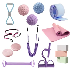 Factory Direct Yoga Accessory Sets with Customizable Colors and Logos, 8 Sets