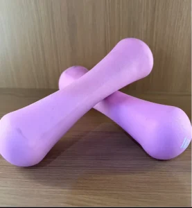 Factory Directly Neoprene Coated Dumbbell 2kg Bone Sharp Hand Durable Comfortable Handle Pair Home Fitness Gym Exercise