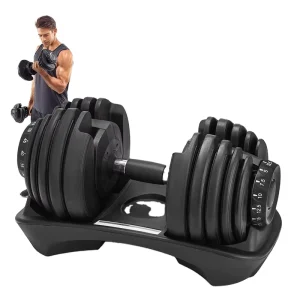 Factory Directly Sale 90LB 40KG Adjustable Fitness Dumbbells Home Gym Free Weight Portable Steel Dumbell