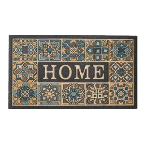 Factory Entryway Welcome Mat, Durable Rubber-Backed, Indoor/Outdoor, Dirt-Trapping, Washable