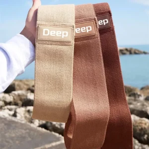 Factory Fabric Hip Booty Resistance Bands Custom Logo Booty Bands Set With Bag Cotton Polyester Exercise Bands