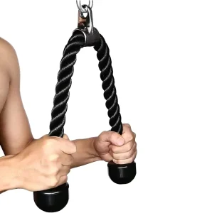 Factory Heavy Duty 70/90/120cm Nylon Tricep Rope Cable Machine Pulldown Attachment