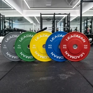 Factory Heavy Duty Eco Friendly Rubber Bumper Plates IWF Standard Custom Logo OEM