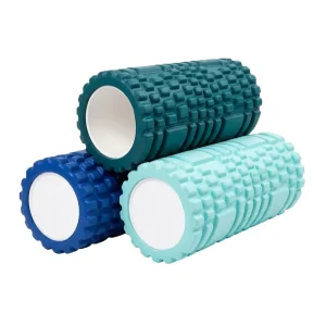 Factory High-Density EVA Massage Foam Roller 33*14cm, Spiky Foam Roller for Back and Leg Muscle Recovery