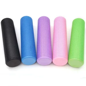 Factory High-Density EVA Solid Yoga Foam Roller for Muscle Massage, 30-90 cm