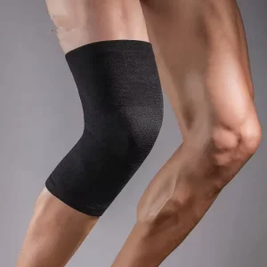 Factory High Elastic Compression Knee Sleeve with Anti-Slip Athletic Support