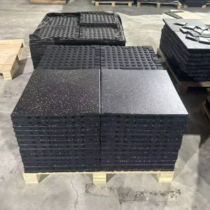 Factory High Quality Gym Rubber Floor Wear Resistant Rubber Mat for Crossit Laminate Rubber Flooring for Fitness Gym Flooring