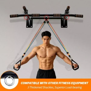 Factory Home Gym Workout Indoor Strength Training Multifunctional Wall Mounted Pull Up Bar Chin Up Bar