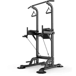 Factory Iron Multi-Function Power Tower Pull-Up Bar Dip Station Set Indoor Home Gym Strength Training