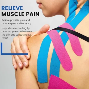 Factory Kinesiology Tape 5m Waterproof Hypoallergenic Elastic Athletic Tape for Knee Exercise