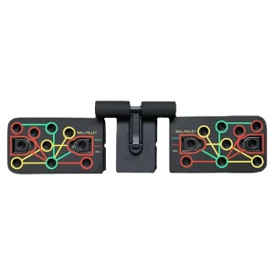 Factory Manufacture 10 in 1 Push up Board with Resistance Bands Power Press Push-up Board with Sit-ups