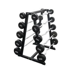 Factory Manufacture Supply Custom Commercial Gym Barbell Set with Rack, OEM ODM