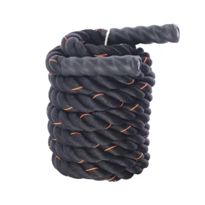 Factory Manufacturer 12m Green Nylon Battle Rope for Workout Gym Equipment Drop Ship