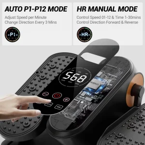 Factory Mini Stepper Exerciser with LCD Display Hydraulic Resistance Home Fitness Machine for Leg Toning Daily Cardio Workout