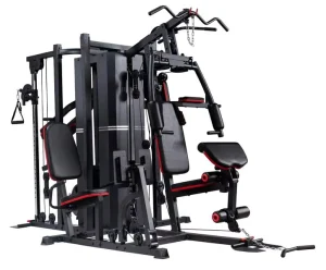 Factory Multi Function 5 Station Equipment Strength Training Exercise Equipment with 150lb Weight Stack