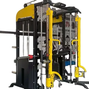 Factory Multi Functional Gym Equipment Training Cable Machine Fullset Power Rack Smith Cage for Home Use
