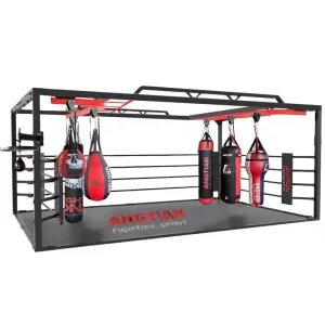 Factory Multifunction Boxing Heavy Bag Platform with Rails and Speedball