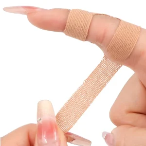Factory OEM Pre-Cut Finger Kinesiology Tape Strong Adhesive Waterproof Cotton Sports Tape