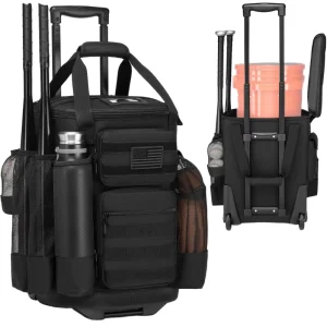 Factory Outdoor Gear Bag Custom logo Minimalist Sport Bag Hockey Handball Baseball Wheeled Duffel Fashion Rugby Bag With Wheels