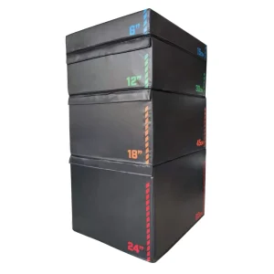 Factory PVC Foam Soft Plyo Box for Glute Training, Hip Thrusts and Plyometric Jumping 75x90x150cm