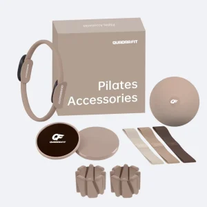 Factory Pilates Accessory Set with Ankle Weights, Slider, Yoga Mat Ball, Resistance Band, Yoga Circle and Pilates Ring