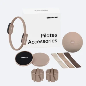 Factory Pilates Set with Ring Yoga Mat Ball Resistance Bands Slider Magic Circle Ankle Weights Pilates Accessories Kit