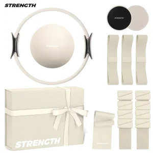 Factory Pilates Set with Ring, Yoga Mat, Ball, Resistance Bands, Slider, Magic Circle and EVA Ankle Weights