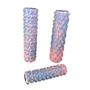 Factory Pink Blue Marble EVA Triangle Spike High-Density Yoga Massage Foam Roller
