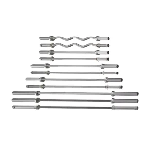 Factory Powerlifting Barbell Hard-Chrome Weightlifting Bar