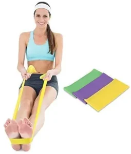 Factory Price 1.5 Meter Light Levels Gym Fitness Bands Latex Rubber Resistance Flat Bands Yoga Resistance Bands