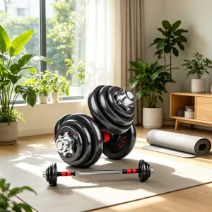 Factory Price 5 kg Dumbbell Set 10 kg Adjustable Steel Chrome Non-Slip Dumbbell with Customized Packaging