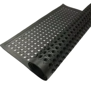 Factory Price Anti-Fatigue Restaurant Perforated Rubber Drainage Kitchen Mat