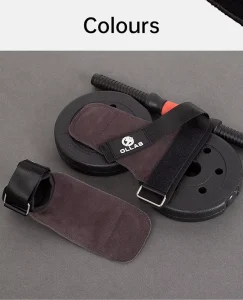 Factory Price Cowhide Leather Weightlifting Wrist Straps and Palm Pad Hand Grips