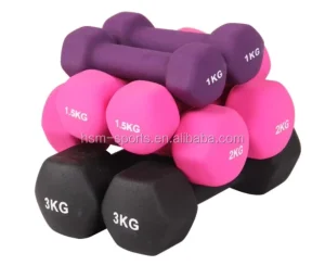 Factory Price Customize Neoprene coated Dumbbells Single or Set