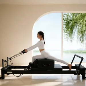 Factory Price Durable Portable Adjustable Aluminium Pilates Reformer for Home Studio Commercial Use