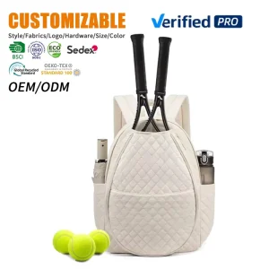 Factory Price Personalized Racket Bag Custom logo Vintage Sport Bag Storage Designer Quick Delivery Print Tennis Bag